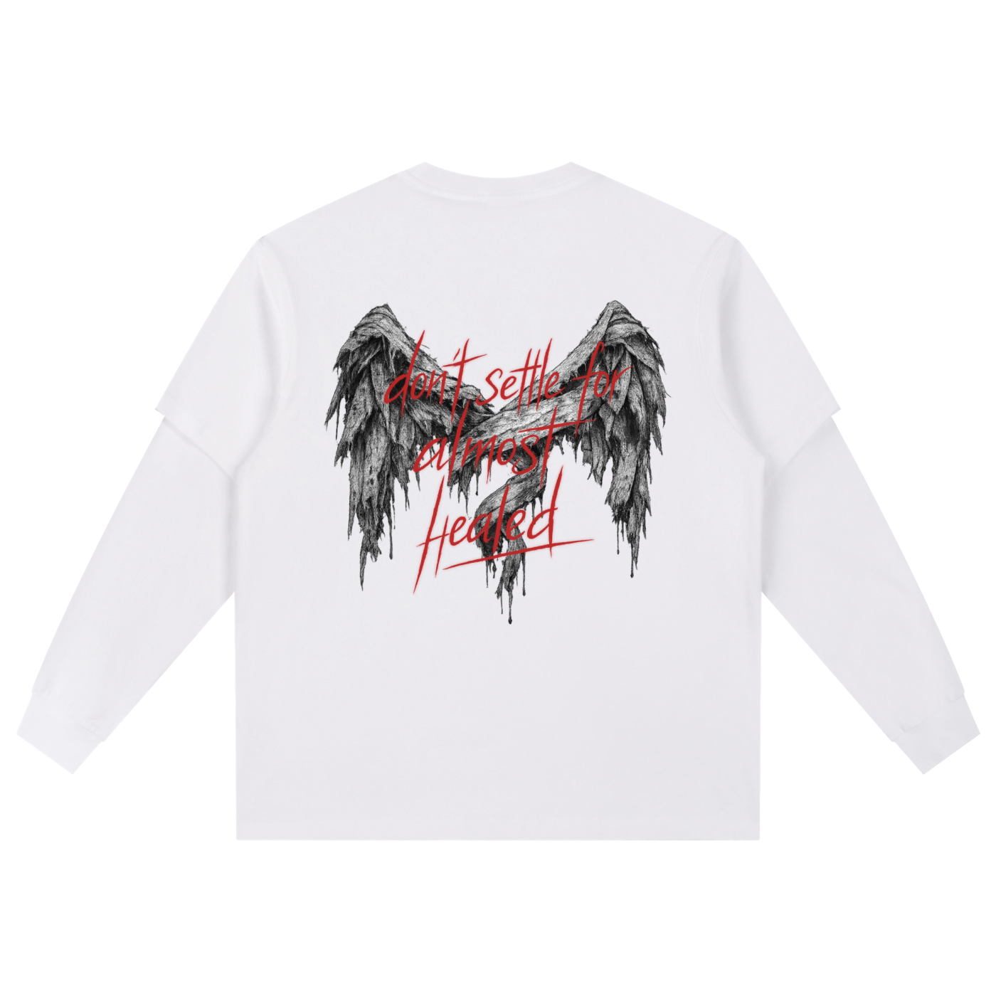 Layered 'Almost Healed' Crewneck