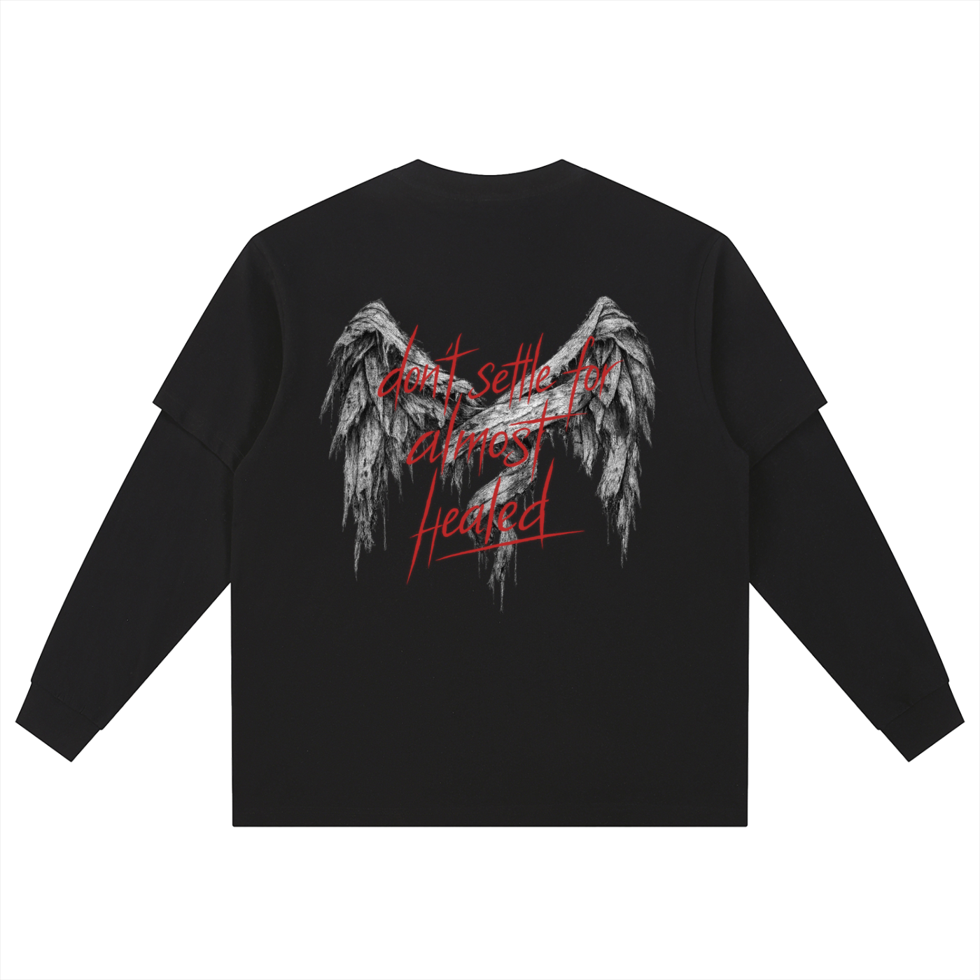 Layered 'Almost Healed' Crewneck