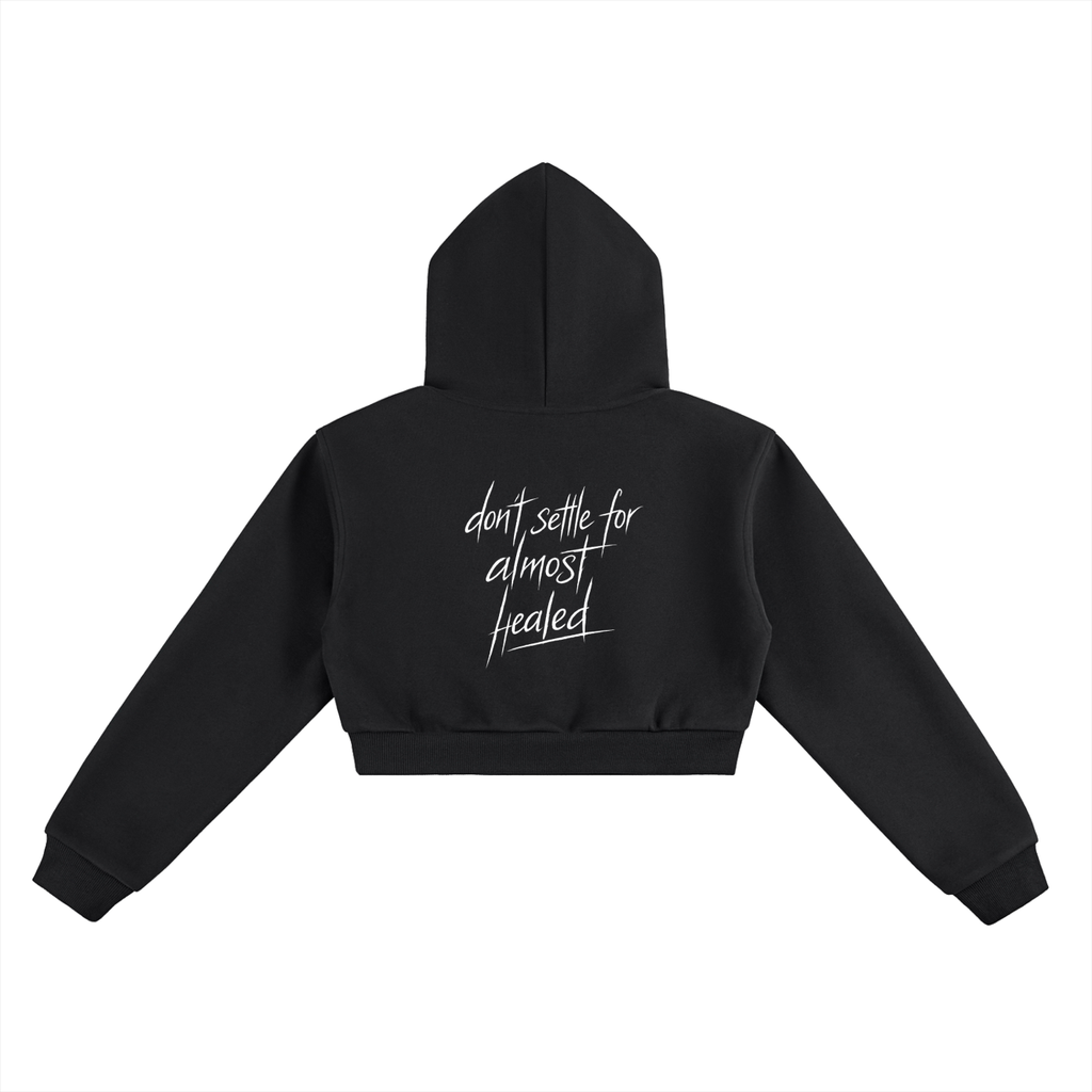 Women's 'Almost Healed' Cropped Hoodie