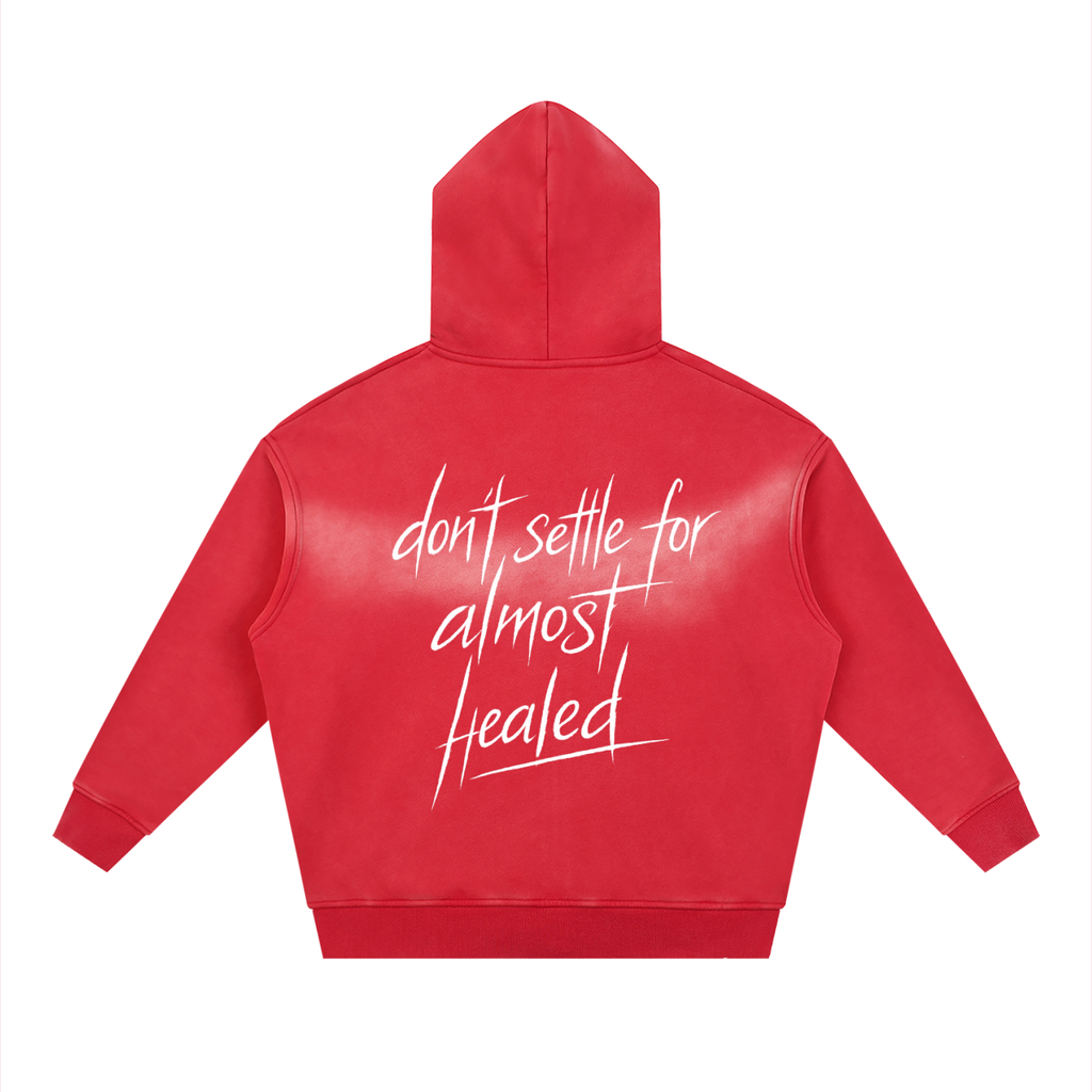 Acid Washed 'Almost Healed' Hoodie
