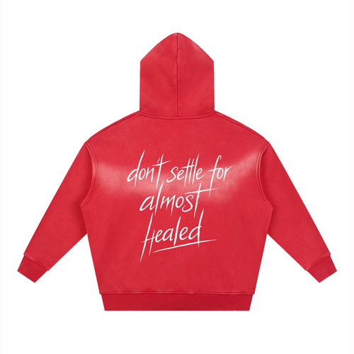 Acid Washed 'Almost Healed' Hoodie