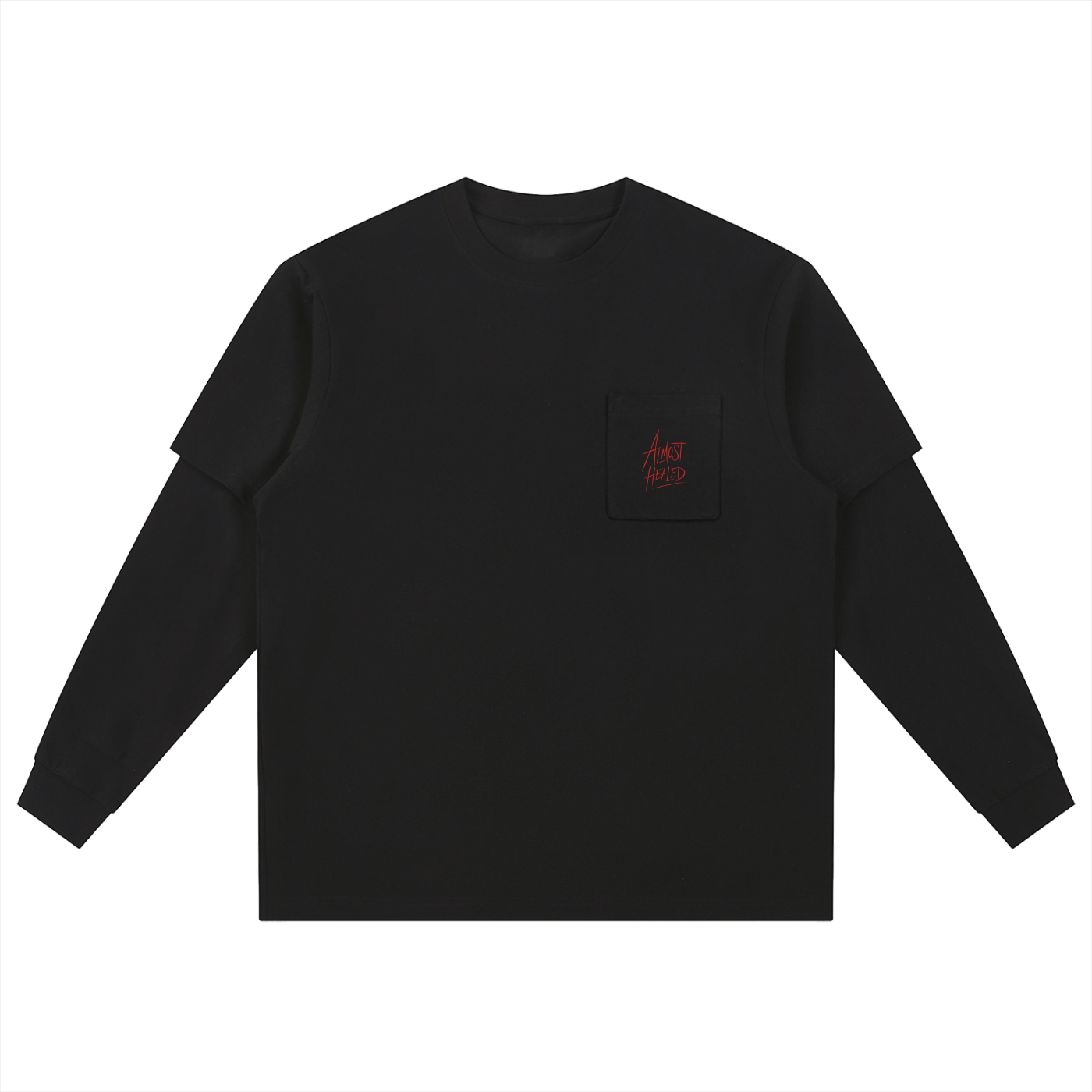 Layered 'Almost Healed' Crewneck