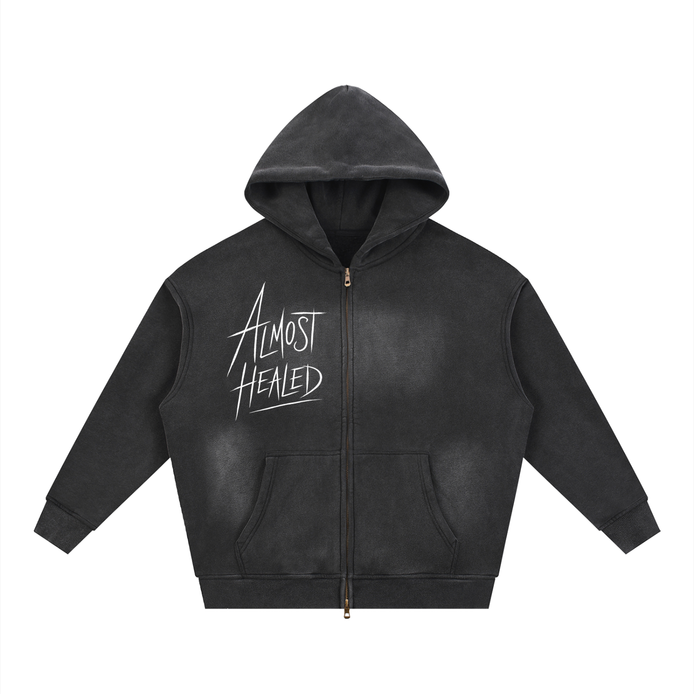 Acid Washed 'Almost Healed' Hoodie
