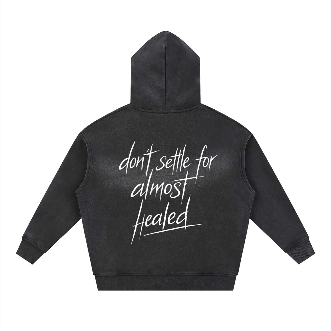 Acid Washed 'Almost Healed' Hoodie