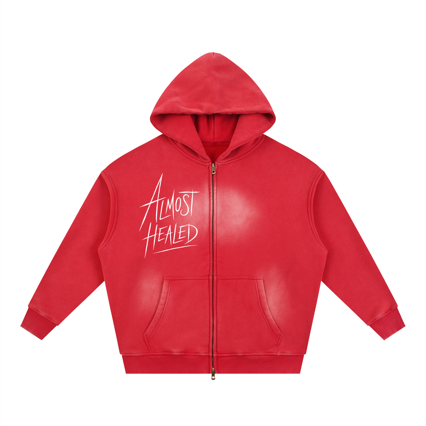 Acid Washed 'Almost Healed' Hoodie